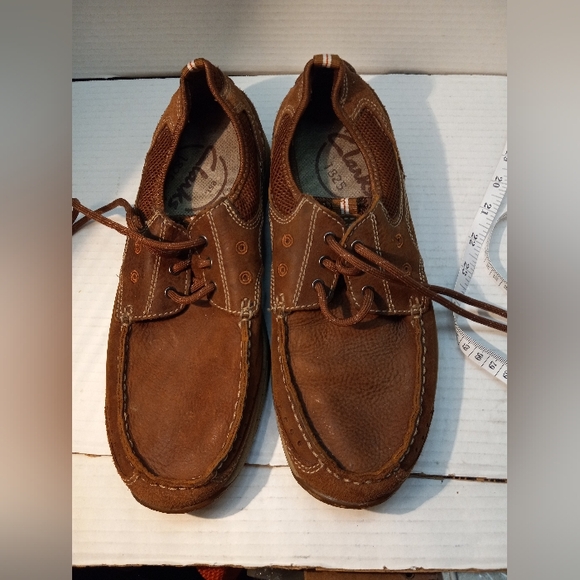 Clarks Armada English Men’s Leather Brown 8M Business Casual Shoes Professional - Picture 14 of 14